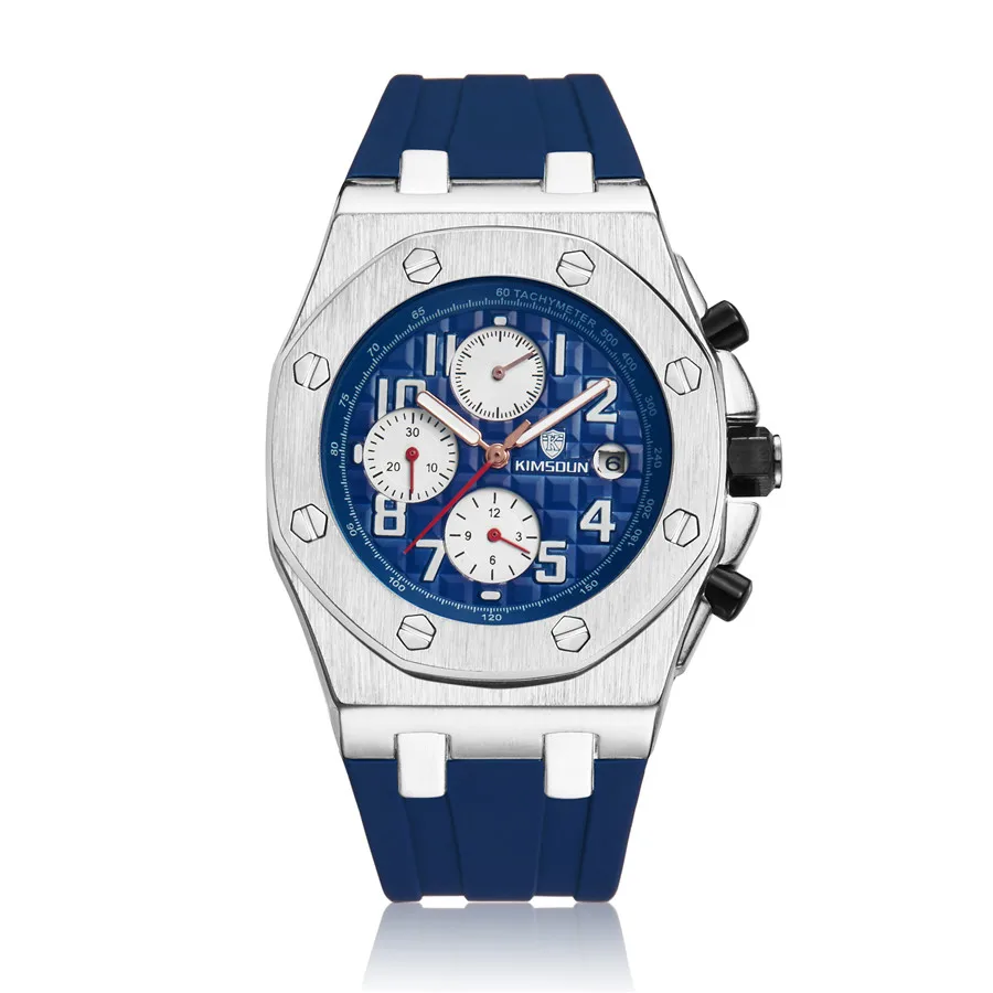 

Brand KIMSDUN Male Clocks Military Army Man Sport Clock Rubber Strap Fashion Automatic mechanical watch Mens Watches Top Luxury
