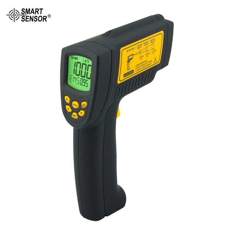

High Temperature Digital IR Infrared NonContact Thermometer Smart Sensor AR862D
