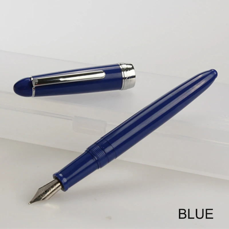 Jinhao 992 авторучка Роскошная чернильная ручка Pluma Fuente Stylo Plume прозрачная авторучка Tinta канцелярские принадлежности подарок для письма - Цвет: 992 lanse