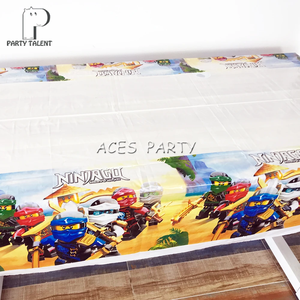 

Party supplies 1pcs Ninja theme party, birthday party decoration disposable table cloth table cover
