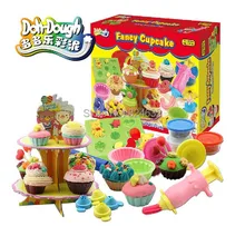 Бесплатная Доставка Play Doh Handgum 3D Play Тесто Пластилин Творческий Глины Для Обучения Мороженое Торт Игрушка