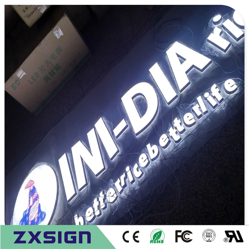 Купить пользовательские наружной рекламы спереди горит акриловые ...