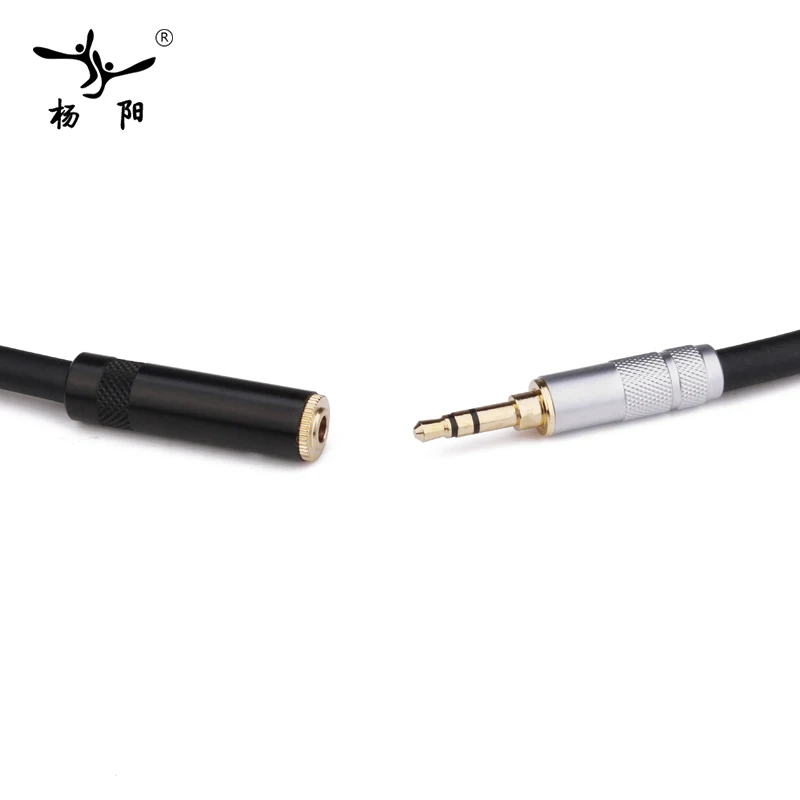 YYAUDIO Aux кабель 3 5 мм штекер гнездо Hi Fi стерео аудио удлинитель для наушников|3.5mm male