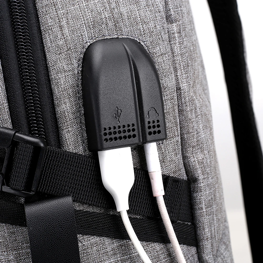 DIOMO большой деловой рюкзак для путешествий с USB зарядкой модный мужской защитой