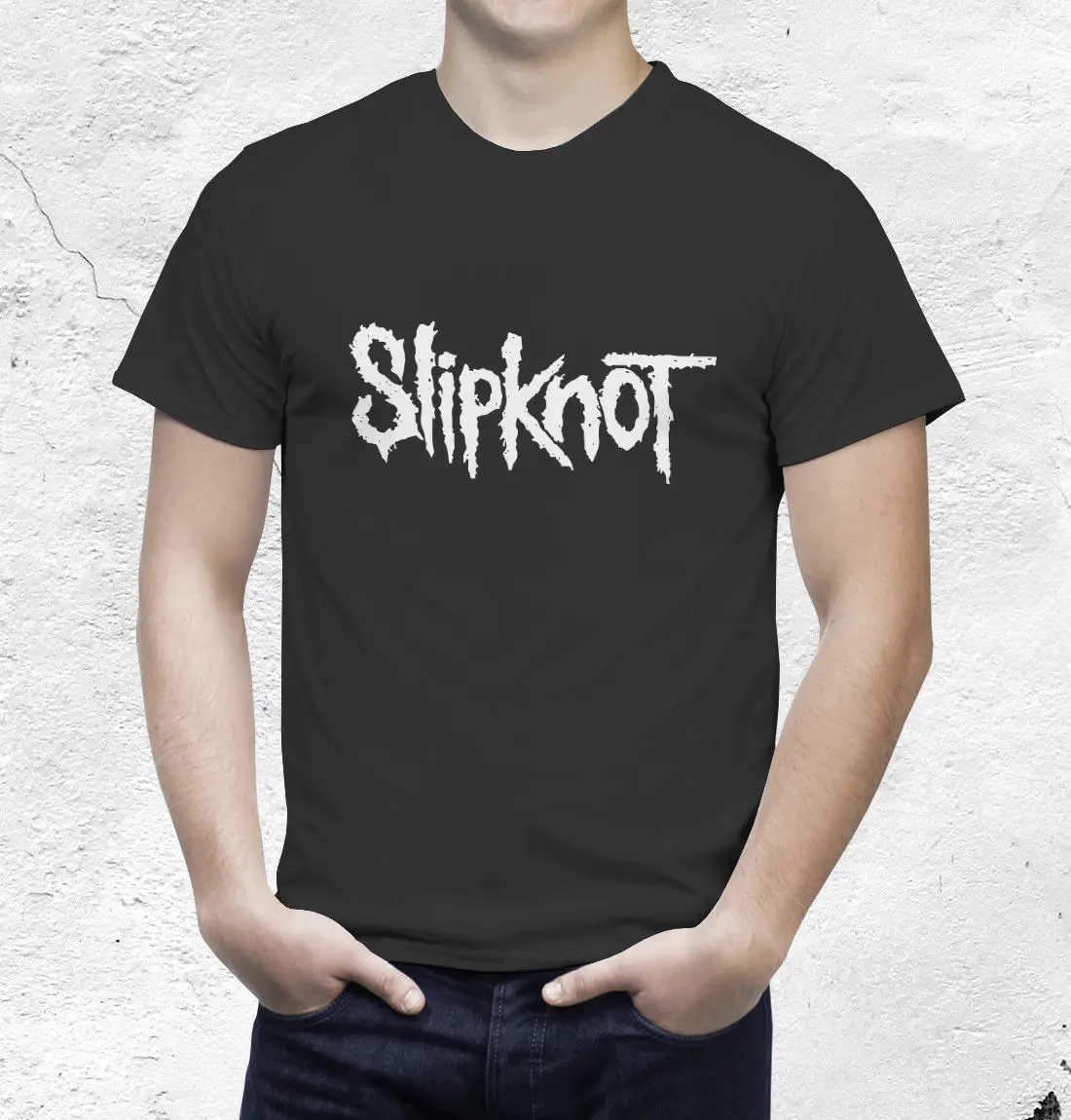 Slipknot футболка Дешевые оптовая продажа футболки 100% хлопок для человека с принтом