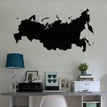 Russia map Globe Earth Country wall vinyl sticker custom made home decoration fashion design