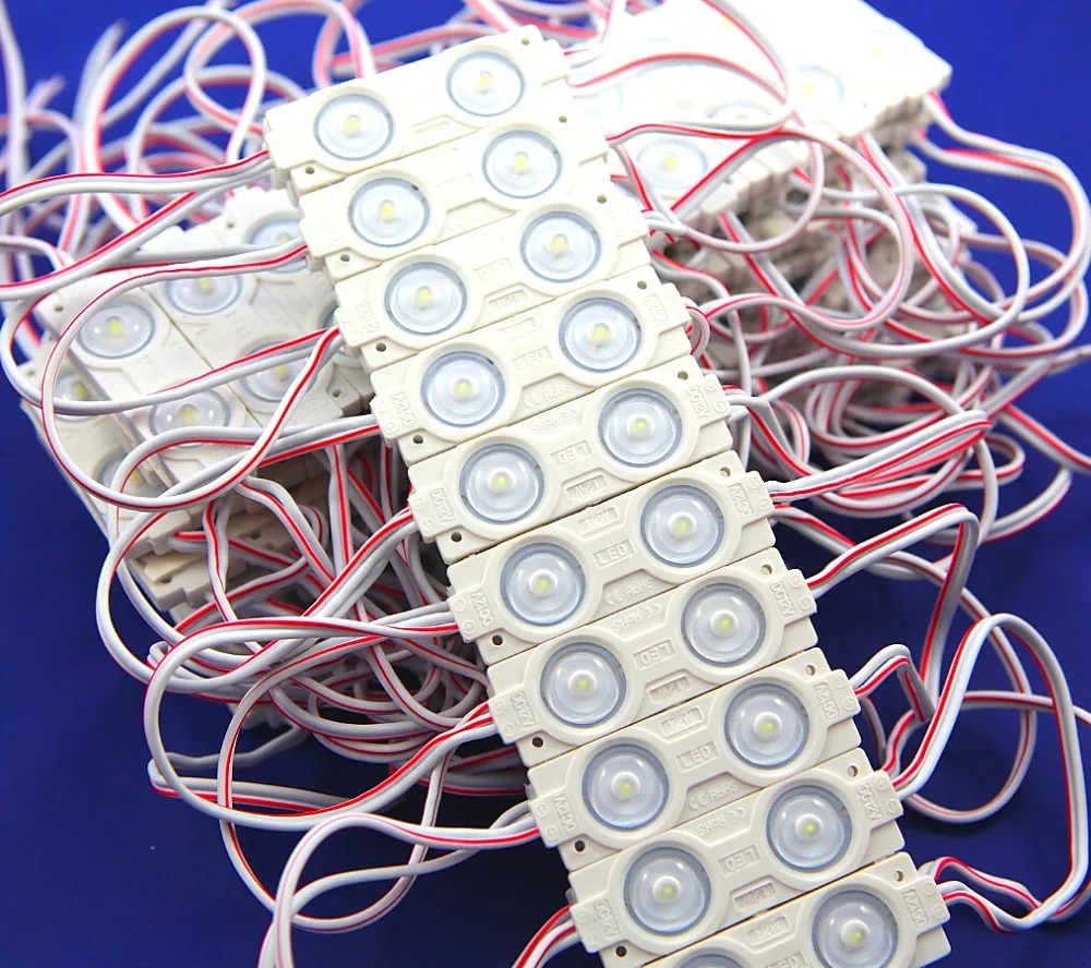 CREE led strip 6000K/1.2W/12V/IP65/2LED Module Waterproof advertisement design led lighting, injection logo led module,light CREE led strip 6000K/1.2W/12V/IP65/2LED Module Waterproof advertisement design led lighting, injection logo led module,light