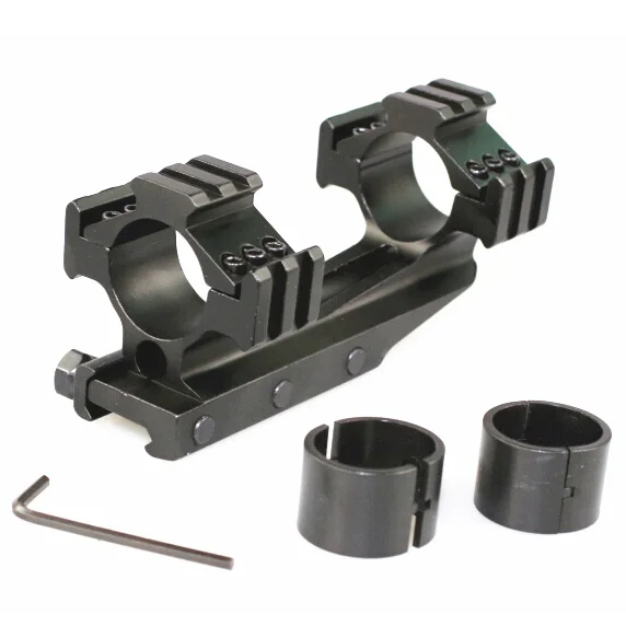 Tri-trilho 25.4mm 30mm cantilever montar anéis de