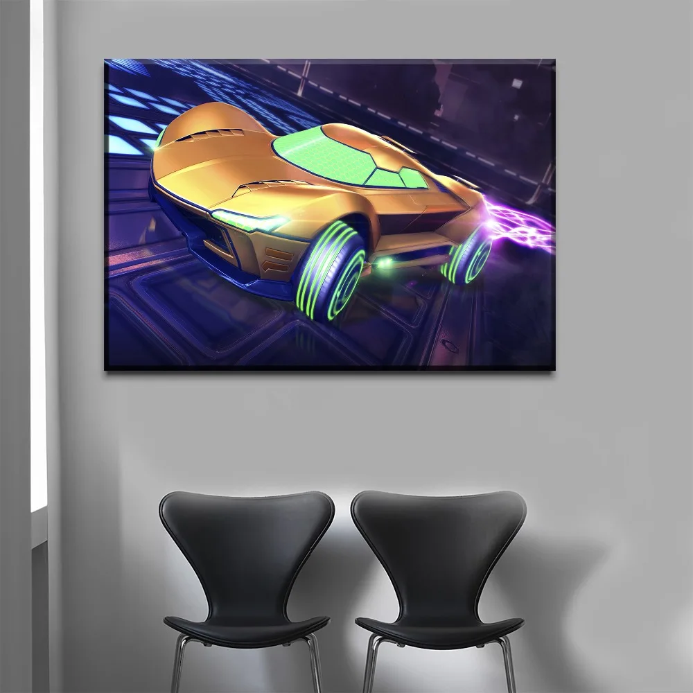 

Modern Canvas Wall Picture For Living Room Home Decor 1 Piece Rocket League Game Abstract Car Gunship Painting Print Type Poster