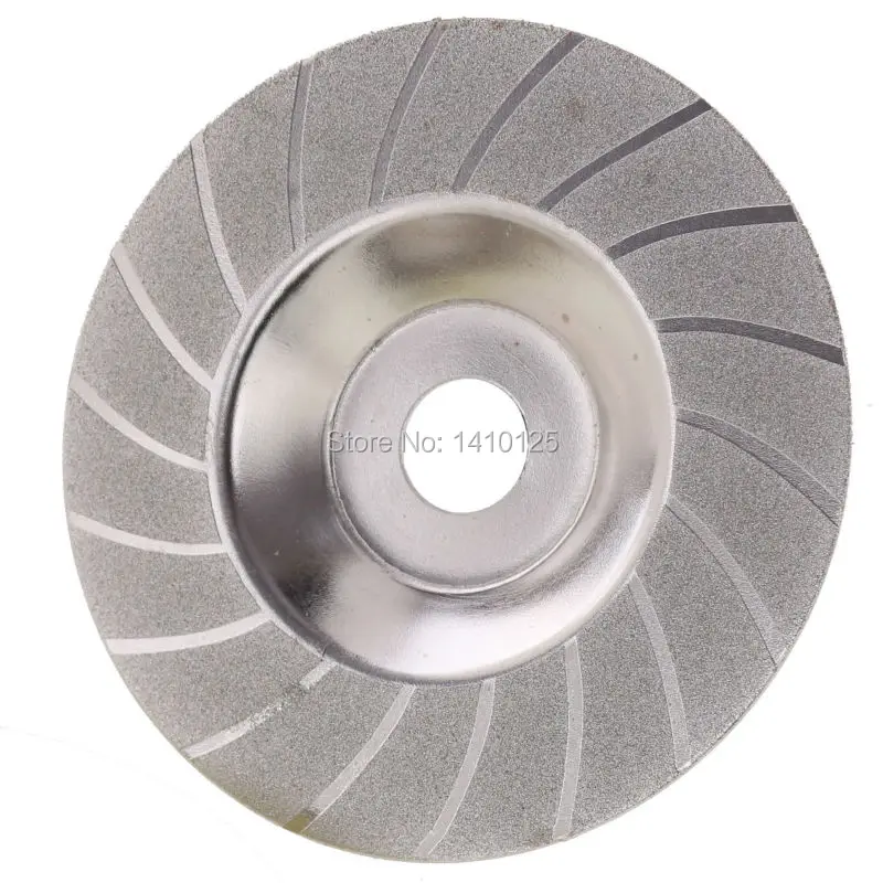 100mm4inchDiamondCoatedGrindingDiscWheelConvexThreadingFor