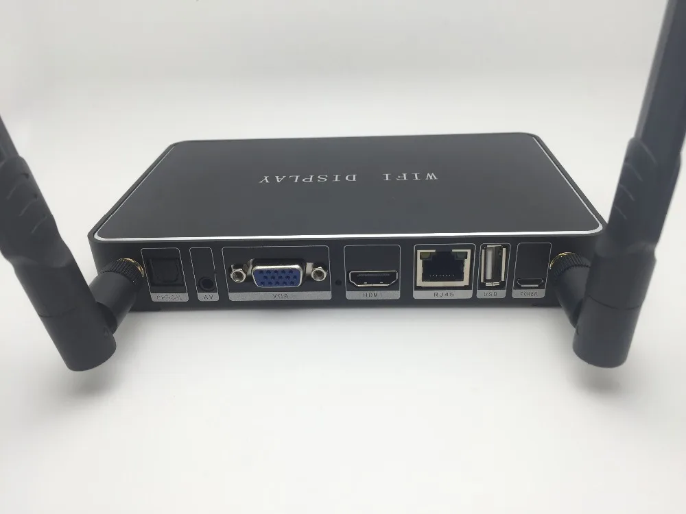 Все в 1 Full HD 1080P медиаплеер с HDMI VGA AV оптическим USB хост 2 4g + 5g двойной wifi 5DBI антенна