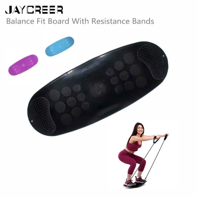 

JayCreer Twisting Fitness Board - Premium Quality The Abs Legs Core Workout Balance Board Abdominal Muscles and Legs Balance