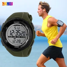 SKMEI Марка Мода светодиодный цифровые часы Для мужчин спортивные часы Для мужчин S Relojes Наручные часы 50 м Водонепроницаемый Relogio masculino 1025