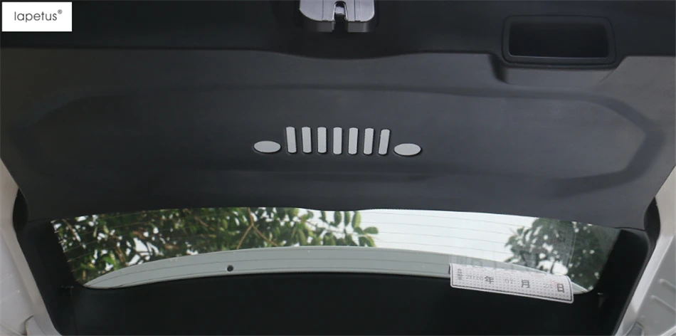 Lapetus аксессуары для Jeep Compass дверь багажника автомобиля внутренняя эмблема украшение автомобиля Наклейка литьевая крышка комплект