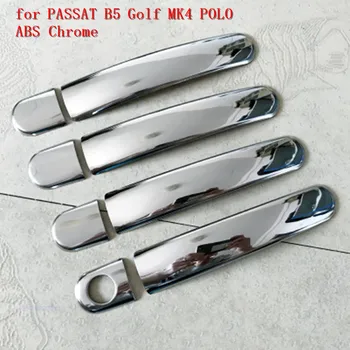 

high quality ABS Chrome Door handle Protective covering Cover Trim for Volkswagen PASSAT B5 Golf MK4 POLO Car styling