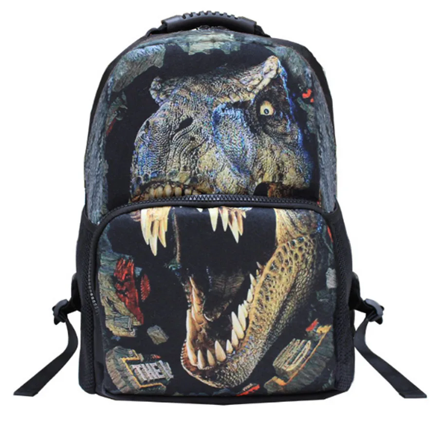 Cute Children Boys Backpack 3D Zoo Animal Bagpack for High School Pet