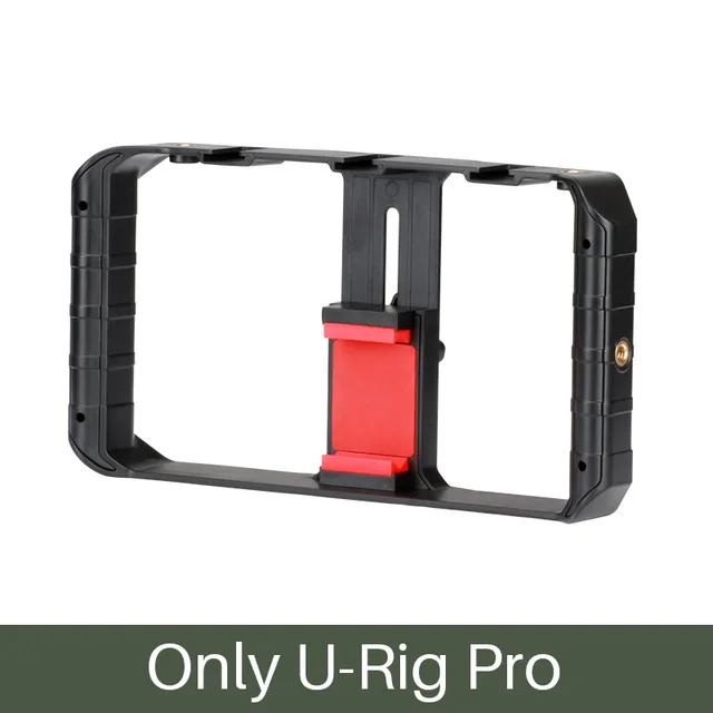 U-Rig Pro смартфон видео Риг w 3 башмак крепление для съемки Чехол ручной телефон видео стабилизатор Ручка штатив крепление стенд - Цвет: Only U-Rig Pro