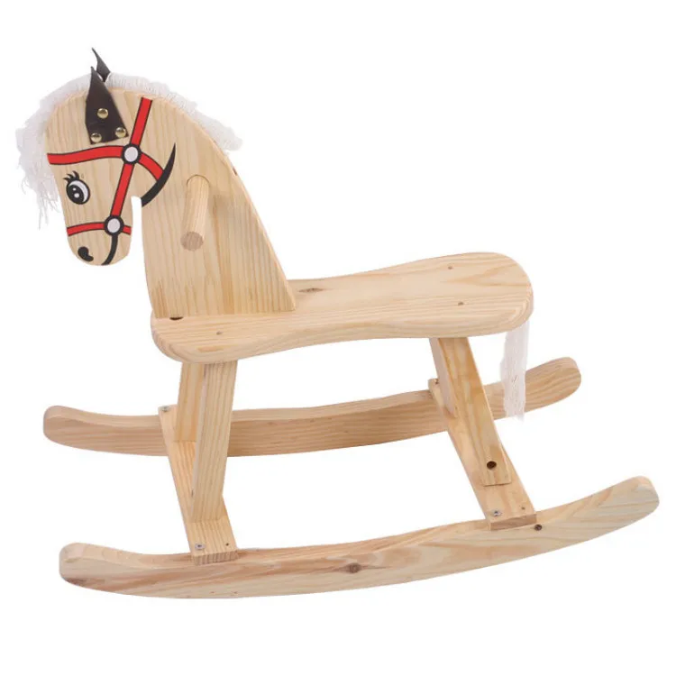 Давайте сделаем Детские деревянные игрушки, детская деревянная лошадка-качалка, подарок на день рождения для ребенка, игрушки Монтессори, строительные блоки