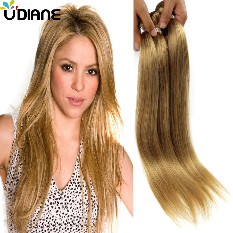 Strawberry Blonde #27 Hair Extensions 3PCS Straight ...