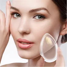 Новые силиконовые 2 Форма гель-пудра буфами на рукавах жидкая пудра блендер основа для макияжа основы красоты косметический