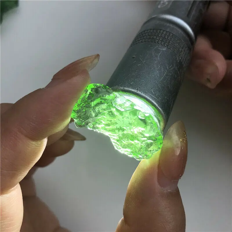1 шт. зеленый Чешский метеорит минеральный образец сырой кристалл кварца целебные камни и минералы