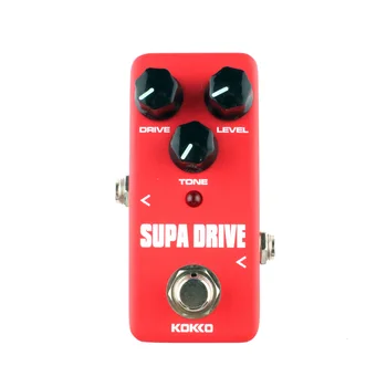 

KOKKO Mini Pedal FOD5 Supa Drive Guitarra Pedal Efectos de Alta Calidad Portatil Guitar Parts & Accessories