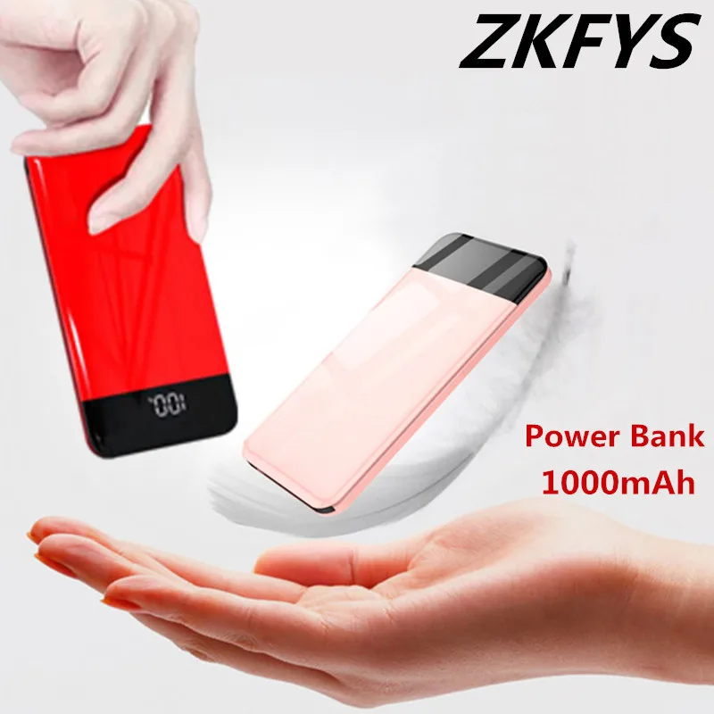 

Portable High Quality 10000mAh External Power Bank Pack LCD Screen Display Dual USB Ports Mobile Phone Quick Charger Power Bank