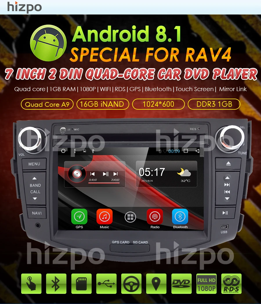Discount 2 din Car Radio GPS Android 8.1 Car DVD Player For Toyota RAV 4 RAV4 2006 2007 2008 2009 2010 2011 2012 Audio 4G Wifi BT OBD SWC 1 Discount 2 din Car Radio GPS Android 8.1 Car DVD Player For Toyota RAV 4 RAV4 2006 2007 2008 2009 2010 2011 2012 Audio 4G Wifi BT OBD SWC 1