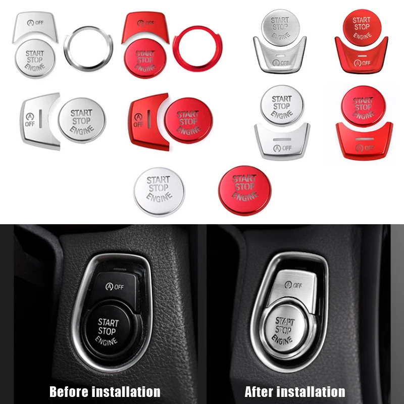 Кнопка запуска двигателя для Bmw 1/2/3/4/5 Series X3 X4 X5 X6 F10 F20 F21 F30 F34 F07 F52 F25 F26 F15 F16 E70 E71 G30 G38 |