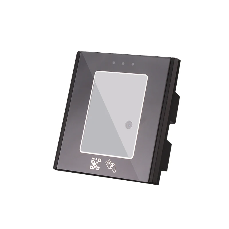 

125khz EMID 13.56mhz smart IC wiegand access control card reader mounted ID 2D QR code scanner