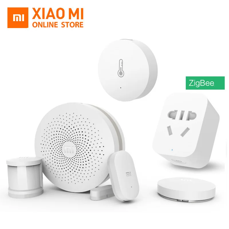  100% Original Xiaomi Smart Home Kits Gateway Door Window Sensor Human Body Sensor Wireless Switch H - 32916379967