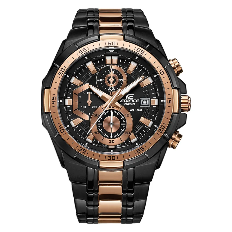 Casio Роскошные мужские часы спортивные новые стерео циферблат гоночные черные