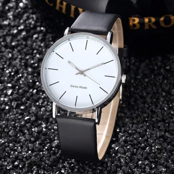

New Mance Ceasuri Business Men Watches Leather Unisex Couple Clocks Relogio Hombres Montre Femme Fashion Mujer Homme Dress Saats