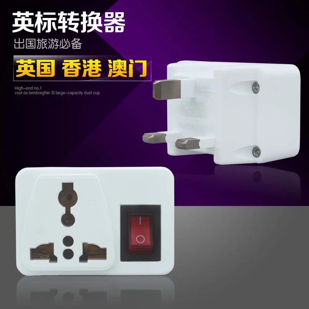 British band master switch converter British standard conversion plug