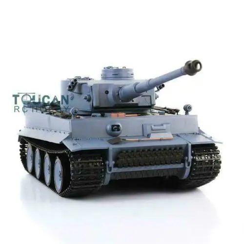 Henglong 1/16 6,0 пластиковые Tiger I rc Танк 3818 Вт/360 револьверная стальная коробка передач TH12441