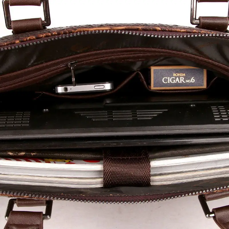 High Quality Crocodile Briefcase Men Genuine Leather Bag Man Briefcases Laptop Bag Handbag Business Messenger Men Bag Briefcase High Quality Crocodile Briefcase Men Genuine Leather Bag Man Briefcases Laptop Bag Handbag Business Messenger Men Bag Briefcase