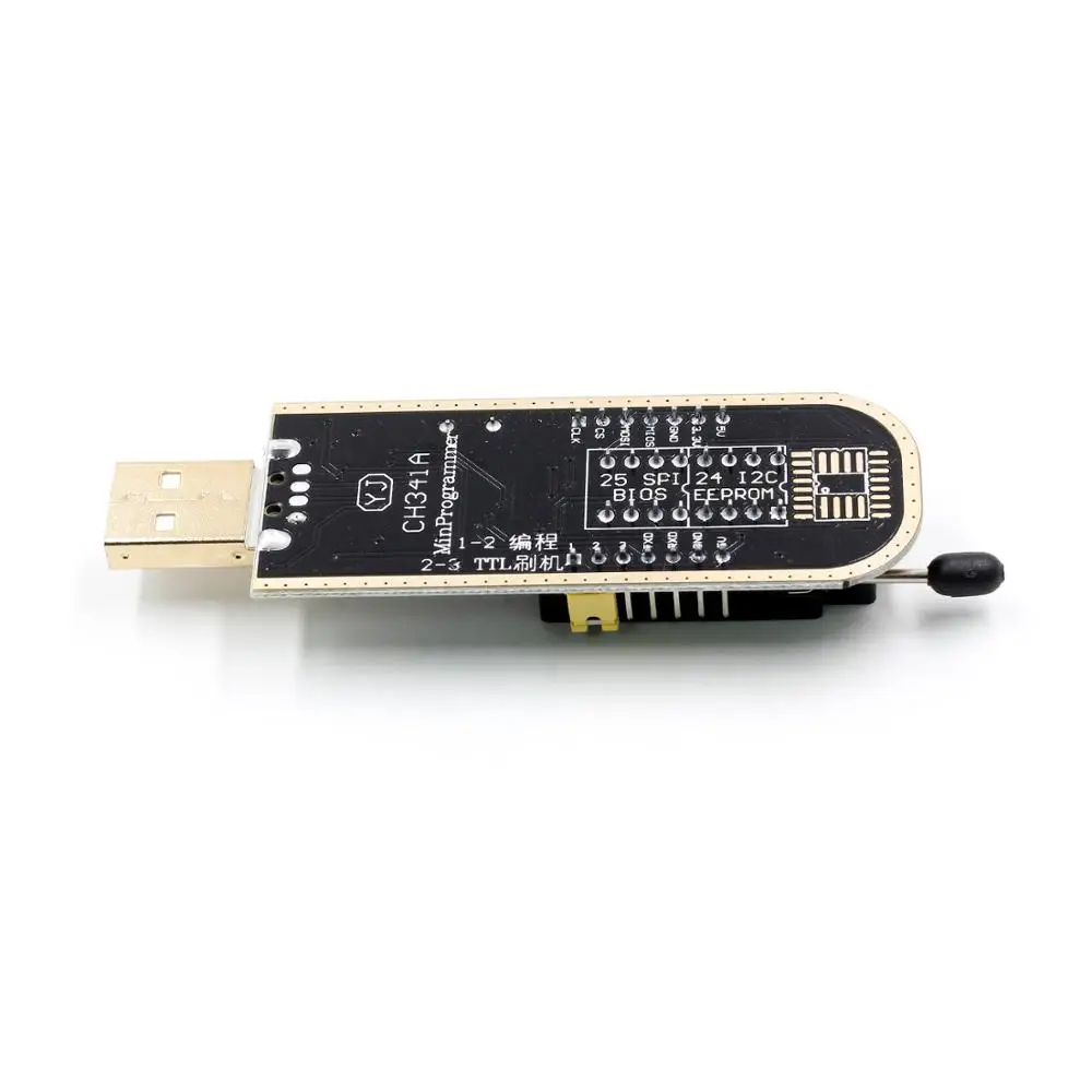 USB программатор CH341A CH341 24 25 серия EEPROM Flash BIOS с программным обеспечением и