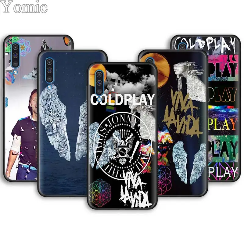 

Coldplay John Martin Wings Soft Phone Cases for Samsung Galaxy A10 A20 A30 A40 A50 A70 A6 A7 A8 Plus A9 M30 M20 Black Case Cover