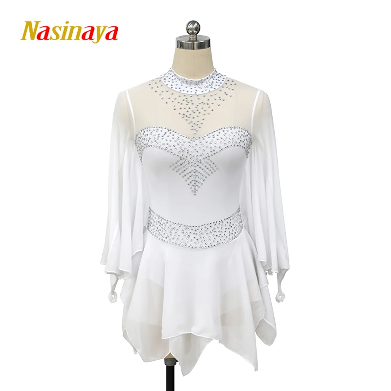Платье Nasinaya для фигурного катания индивидуальное соревнование искусственное