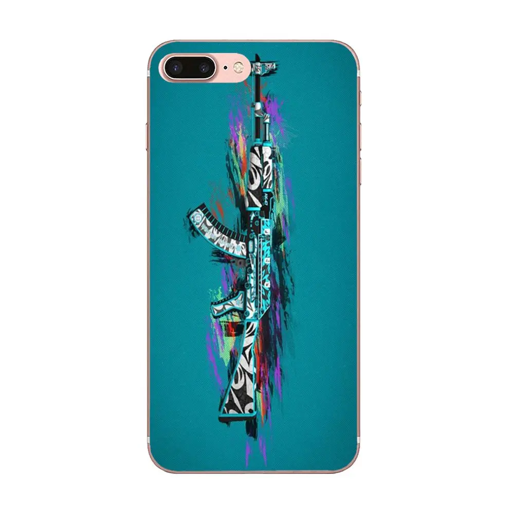 Защищать Париж Ak47 Ak 47 M16 для Galaxy A3 A5 A7 A8 A9 A9S On5 On7 Plus Pro Star 2015 2016 2017 2018 мягкий чехол