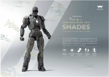 

Collectible Model Toys 1/12 on Sale 15.3cm Iron Man MK23 Shades Action Figure