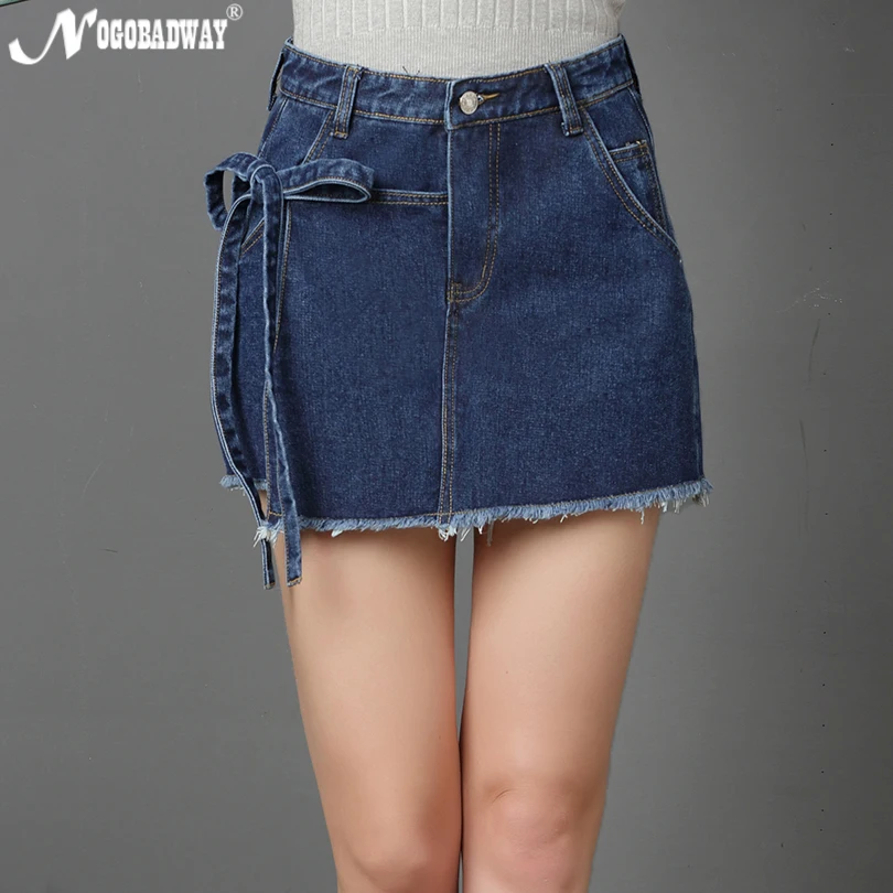 

2019 Spring Summer Denim Shorts For Women High Waist A-line Casual Skirt Shorts jeans Plus Size Hot Short Pants Femme New Blue