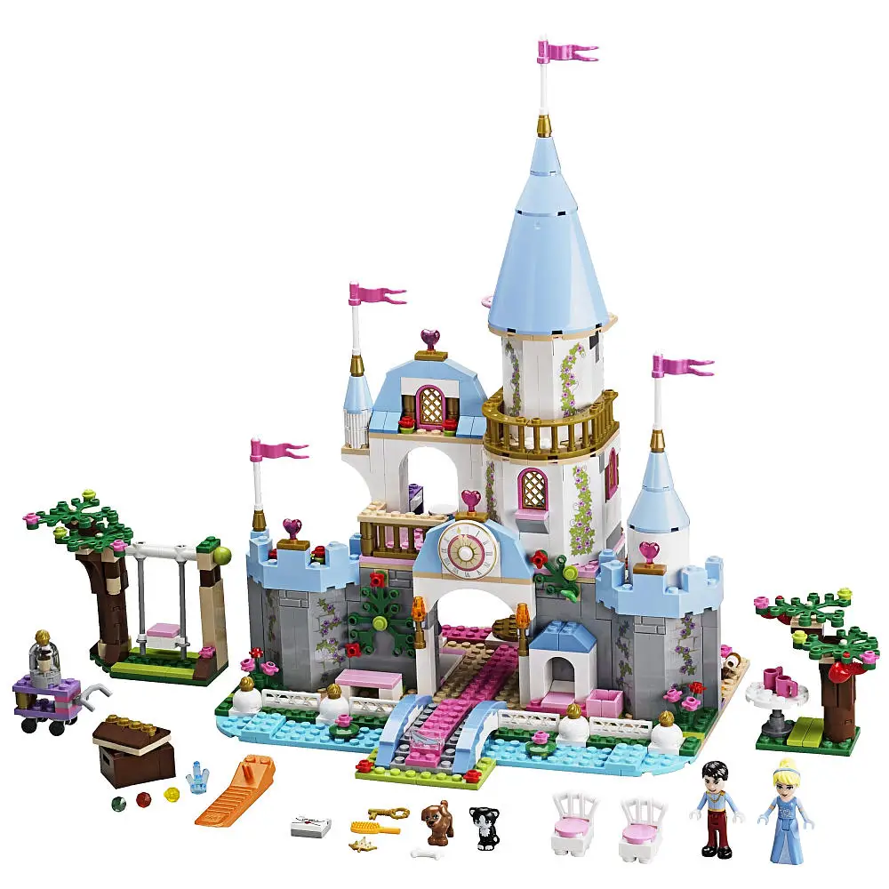

Lepin 25006 Friend Princess Cinderella's Romantic Castle Building Blocks Bricks set Prince Charming toys for girls brinquedos