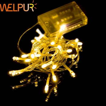

2M 5M 10M LED String Lights 3*AA Battery Operated Waterproof Fairy LED Christmas Lights For Holiday Party Wedding Decoration