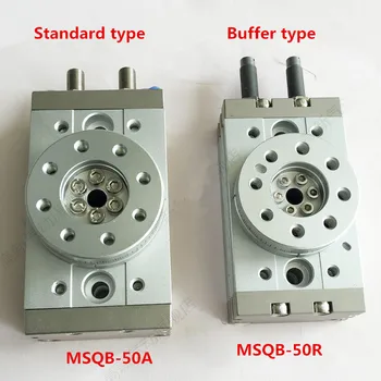 

quality double acting pneumatic rotary actuators air cylinder table smc type MSQB-50A with adjustment bolt