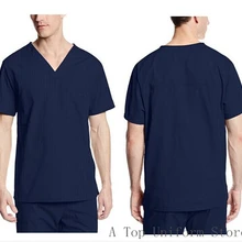 Новая мужская летняя униформа для медсестер костюм медика набор одежды короткий рукав хирургический костюм