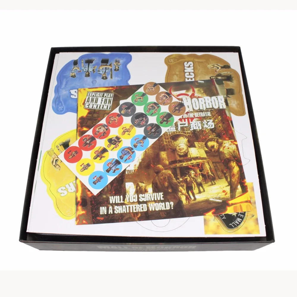 Настольная игра Mall of Horror для 3 6 игроков выживания зомби|mall horror|board gamegames board games |