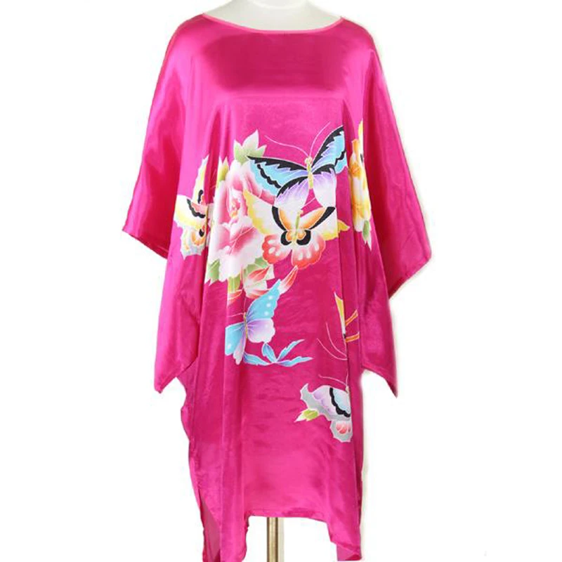 Novelty Chinese Women's Traditional Hand Painted Bathrobe Sexy