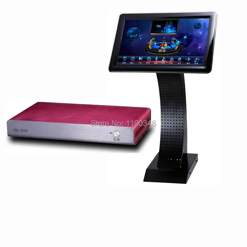 3TB 65,000 Songs HDD Preloaded KTV Music Jukebox Karaoke Player with 19" LED touch Screen