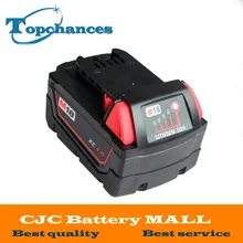 New Rechargable 18V Li-Ion 4000mAh Replacement Power Tool Battery for Milwaukee M18 XC 48-11-1815 M18B2 M18B4 M18BX Li18